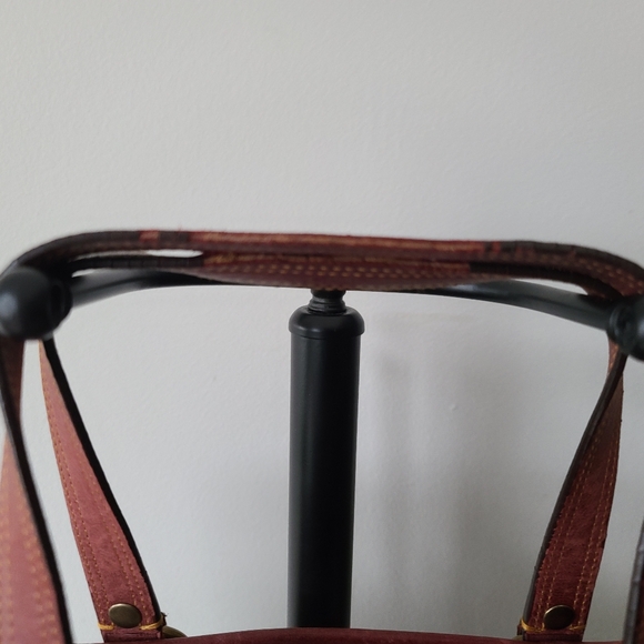 Coach Vintage Special Edition Signature Suede & Leather Handbag #7066 - Picture 9 of 15